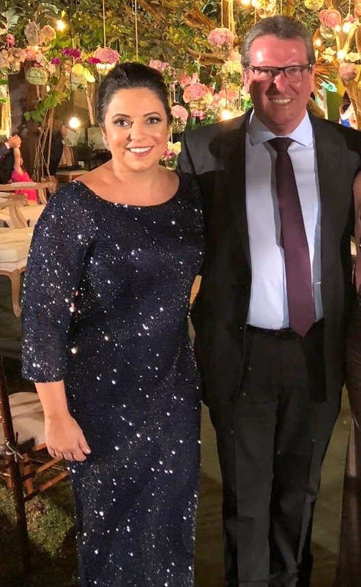 Deputado federal Giuseppe Vecci e Luciana Daher, advogada
