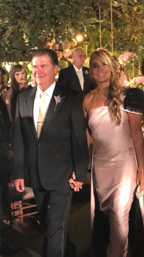 Humberto e Jacqueline Calixto, pais do noivo