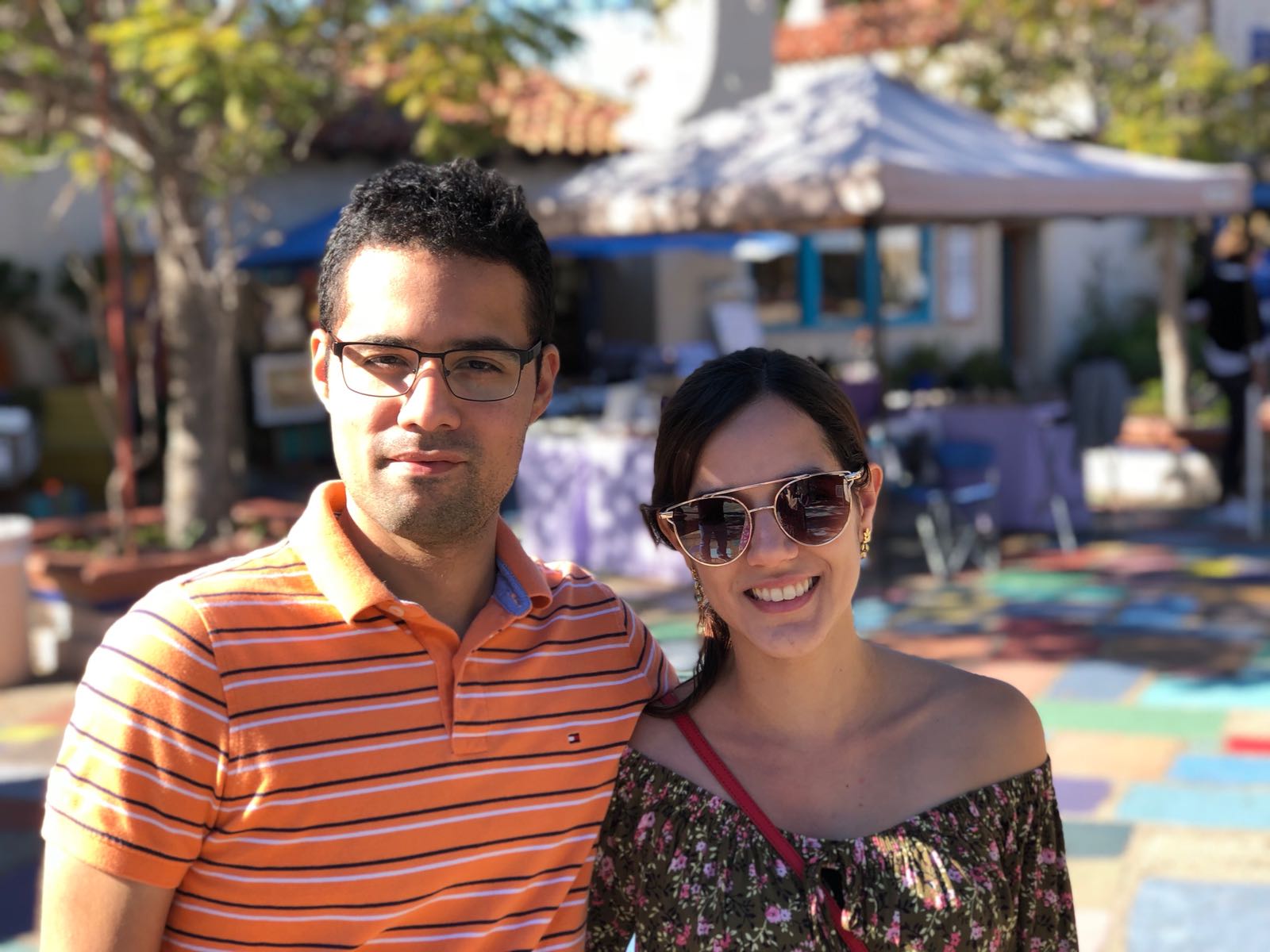 Raphael Florentino Ribeiro, com sua Ana Paula