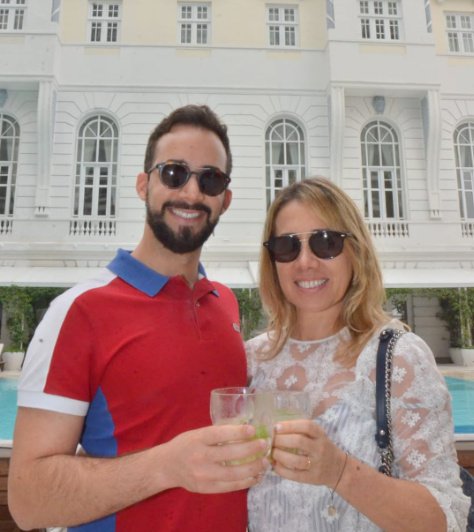 Rodrigo Borges e Dominique Tormim (Foto de Mantovani Fernandes)